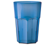 Herbruikbare Tritan® kunststof beker gemaakt in Europa 560 ml kleur doorzichtig blauw