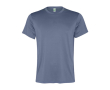 Sportshirt van gerecycled polyester voor mannen 100 g/m2 Roly kleur grijsachtig blauw