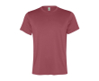 Sportshirt van gerecycled polyester voor mannen 100 g/m2 Roly kleur onverzadigd rood