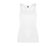 Technisch sportvest voor vrouwen van 140 g/m2 Roly kleur wit