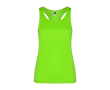 Technisch sportvest voor vrouwen van 140 g/m2 Roly kleur limoen groen