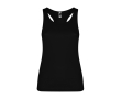 Technisch sportvest voor vrouwen van 140 g/m2 Roly kleur zwart