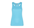 Technisch sportvest voor vrouwen van 140 g/m2 Roly kleur turkoois