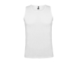 Technisch sportvest voor mannen van polyester 140 g/m2 Roly kleur wit