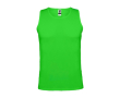 Technisch sportvest voor mannen van polyester 140 g/m2 Roly kleur limoen groen