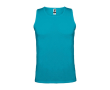Technisch sportvest voor mannen van polyester 140 g/m2 Roly kleur turkoois