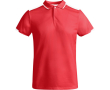 Polyester poloshirt met korte mouwen voor heren, 140 g/m², Roly kleur rood