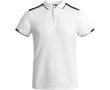 Polyester poloshirt met korte mouwen voor heren, 140 g/m², Roly kleur wit