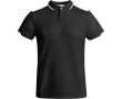 Polyester poloshirt met korte mouwen voor heren, 140 g/m², Roly kleur zwart