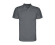 Spotieve polo van polyester piqué voor heren 150 g/m2 Roly kleur donkergrijs