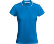 Polyester poloshirt met korte mouwen voor dames, 140 g/m², Roly kleur koningsblauw