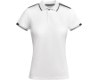 Polyester poloshirt met korte mouwen voor dames, 140 g/m², Roly kleur wit