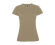 Sportshirt van piqué voor dames 150 g/m2 Roly kleur taupe