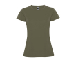 Sportshirt van piqué voor dames 150 g/m2 Roly kleur miliair groen