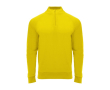 Sporttrui met halve rits van polyester 200 g/m2 Roly kleur geel