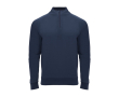 Sporttrui met halve rits van polyester 200 g/m2 Roly kleur marineblauw