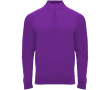 Sportief sweatshirt van polyester met halve rits 200 g/m² Roly kleur lila