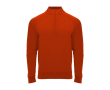 Sporttrui met halve rits van polyester 200 g/m2 Roly kleur rood
