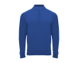 Sporttrui met halve rits van polyester 200 g/m2 Roly kleur koningsblauw