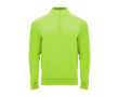 Sporttrui met halve rits van polyester 200 g/m2 Roly kleur neon groen