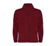 Fleece sweater met volledige rits van polyester 300 g/m2 Roly kleur bordeaux