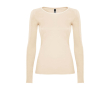 T-shirt voor dames van 100% katoen 160 g/m2 Roly kleur zand
