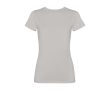 Getailleerd dames T-shirt met korte mouwen 280 g/m² Roly Fiyi kleur grijs