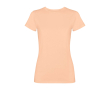 Getailleerd dames T-shirt met korte mouwen 280 g/m² Roly Fiyi kleur koraal