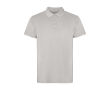 Unisex polo met korte mouwen en gewassen afwerking 200 g/m² - Roly kleur grijs