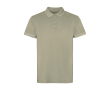 Unisex polo met korte mouwen en gewassen afwerking 200 g/m² - Roly kleur khaki