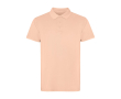 Unisex polo met korte mouwen en gewassen afwerking 200 g/m² - Roly kleur koraal
