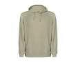 Unisex hoodie met gewassen look 250 g/m² Roly Kenia kleur khaki