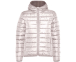 Gevoerde jas van polyester met capuchon voor dames 290 g/m² Roly kleur taupe
