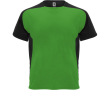 Unisex sportshirt met korte mouwen van polyester, 140 g/m², Roly kleur donkergroen