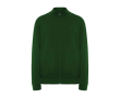 Unisex trui met perkins kraag van katoen en polyester 280 g/m2 Roly kleur groene fles