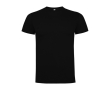Katoenen T-shirt met korte mouwen voor mannen 165 g/m2 Roly kleur zwart