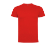 Katoenen T-shirt met korte mouwen voor mannen 165 g/m2 Roly kleur rood
