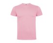 Katoenen T-shirt met korte mouwen voor mannen 165 g/m2 Roly kleur lichtroze