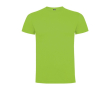 Katoenen T-shirt met korte mouwen voor mannen 165 g/m2 Roly kleur limoen groen