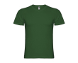 Katoenen T-shirt met korte mouwen en V-hals voor mannen 155 g/m2 Roly kleur groene fles