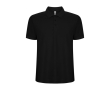 Polo van katoen en polyester in piqué voor mannen 190 g/m2 Roly kleur zwart