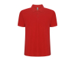 Polo van katoen en polyester in piqué voor mannen 190 g/m2 Roly kleur rood