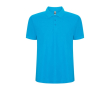 Polo van katoen en polyester in piqué voor mannen 190 g/m2 Roly kleur turkoois