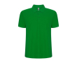 Polo van katoen en polyester in piqué voor mannen 190 g/m2 Roly kleur gras groen