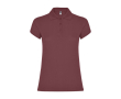 Poloshirt van 100% katoen piqué voor dames 200 g/m2 Roly kleur gemarmerd rood