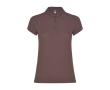 Poloshirt van 100% katoen piqué voor dames 200 g/m2 Roly kleur taupe