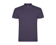 Poloshirt van katoen piqué voor heren met korte mouwen 200 g/m2 Roly kleur lila