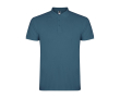 Poloshirt van katoen piqué voor heren met korte mouwen 200 g/m2 Roly kleur pastel blauw