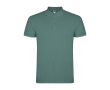Poloshirt van katoen piqué voor heren met korte mouwen 200 g/m2 Roly kleur miliair groen