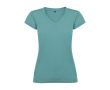 T-shirt van 100% katoen voor dames 155 g/m2 Roly kleur aquamarijn